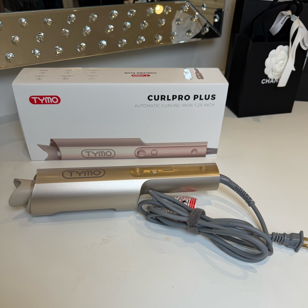 TYMO CurlPro Plus Automatic Curling Iron - Gold